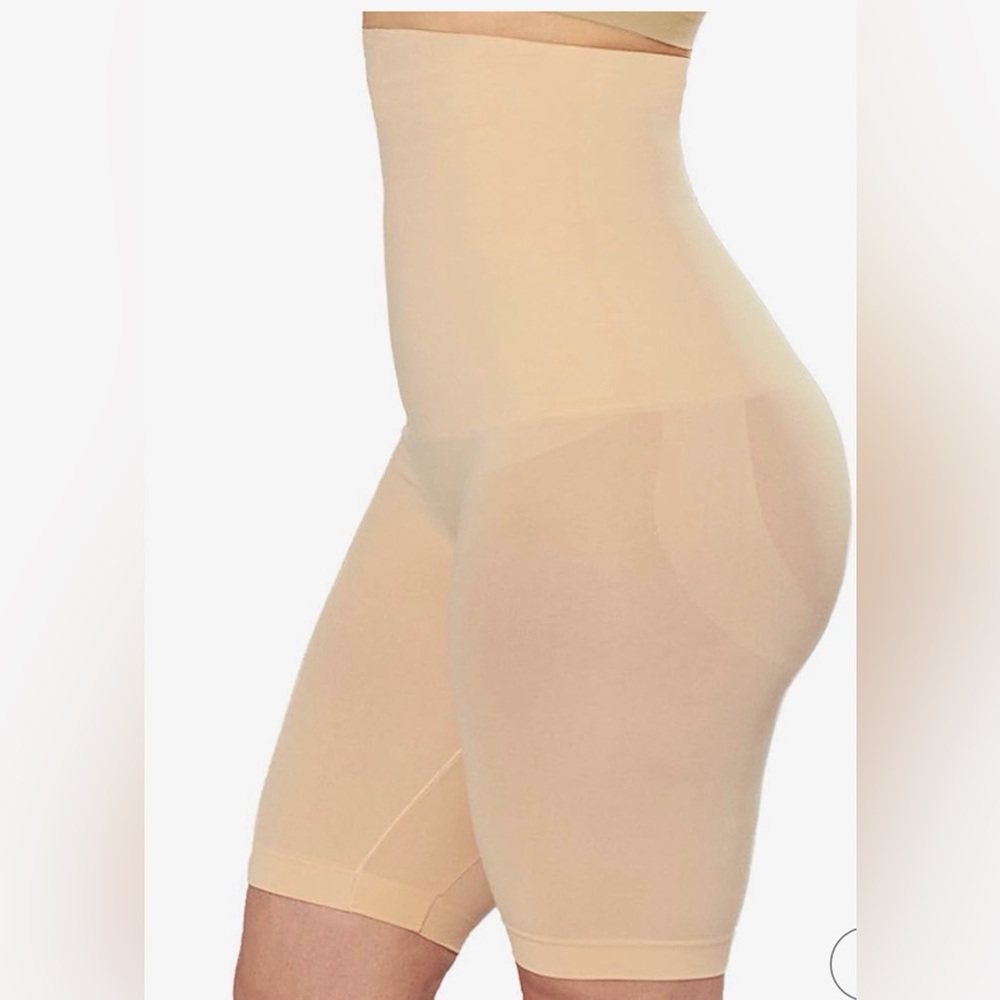 Shapermint Women's High-Waisted Shapewear Shorts - Nude